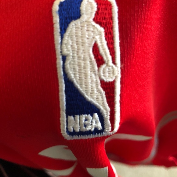 Adidas Houston Rockets Jersey Trevor Ariza #1 red white and gray Large NWT - Picture 4 of 7